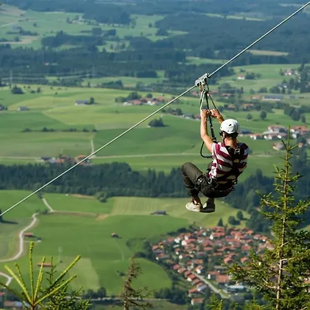 Panoramablick , Hof Alpenseeblick, Nesselwangattleseeallgaeu * Нессельванг
